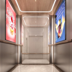 现代电梯轿厢3D模型下载